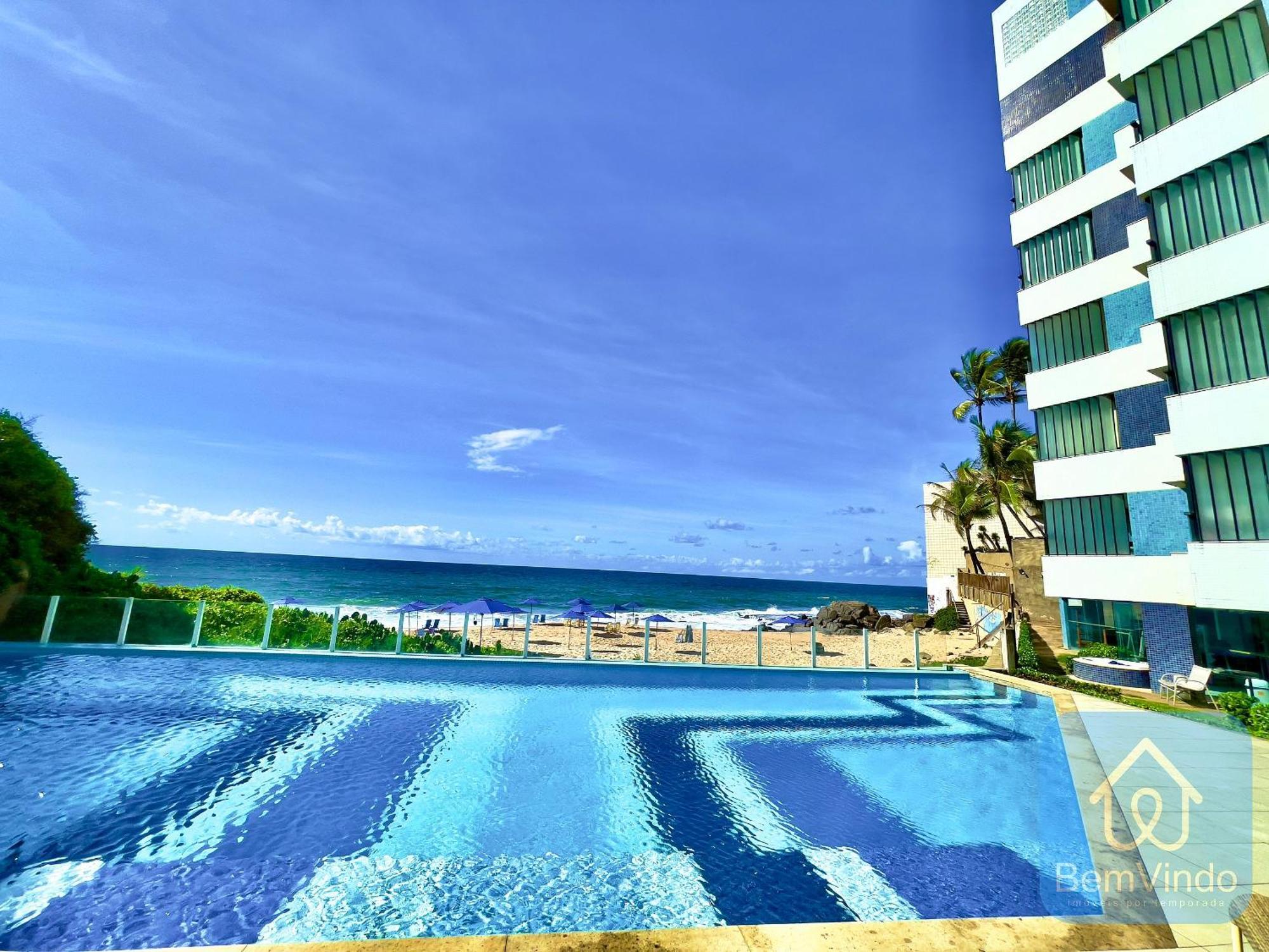 Apartamento Completo Com Vista Mar E Pe Na Areia Salvador Eksteriør bilde