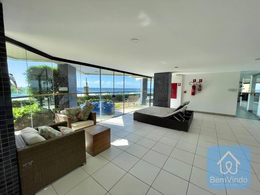 Apartamento Completo Com Vista Mar E Pe Na Areia Salvador Eksteriør bilde